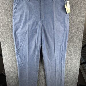 NWT Southern Pines Blue 36x34 Pants Chino Casual Flat Front Men Pockets Modern
